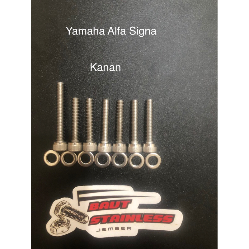 Baut L stainless Yamaha Alfa Sigma THE 304 A2-70
