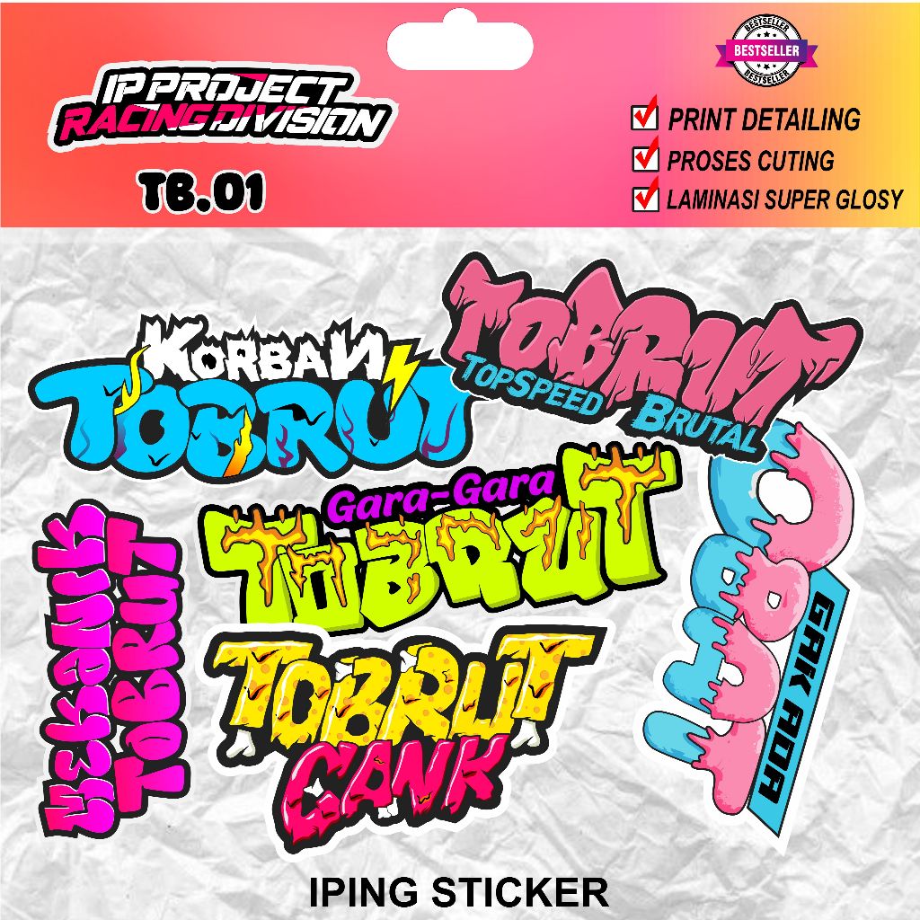 

STIKER PACK KATA-KATA VIRAL TOBRUT - IP PROJECT