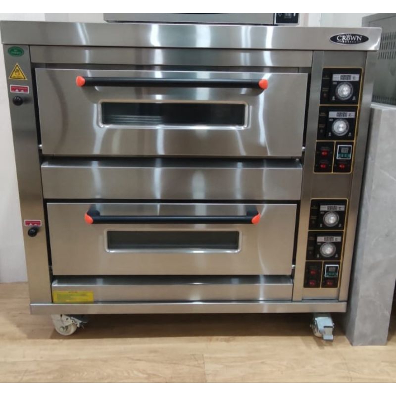 Oven 2 Deck 4 Tray Crown.