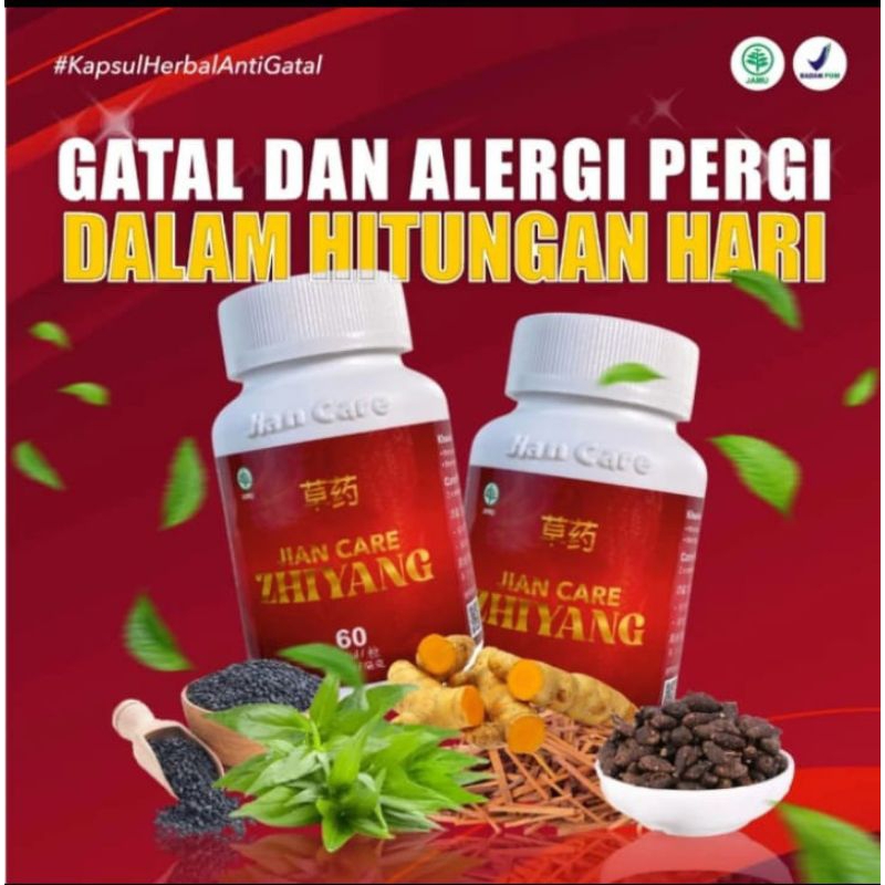 Jiancare zhiyang atasi gatal dan alergi kulit