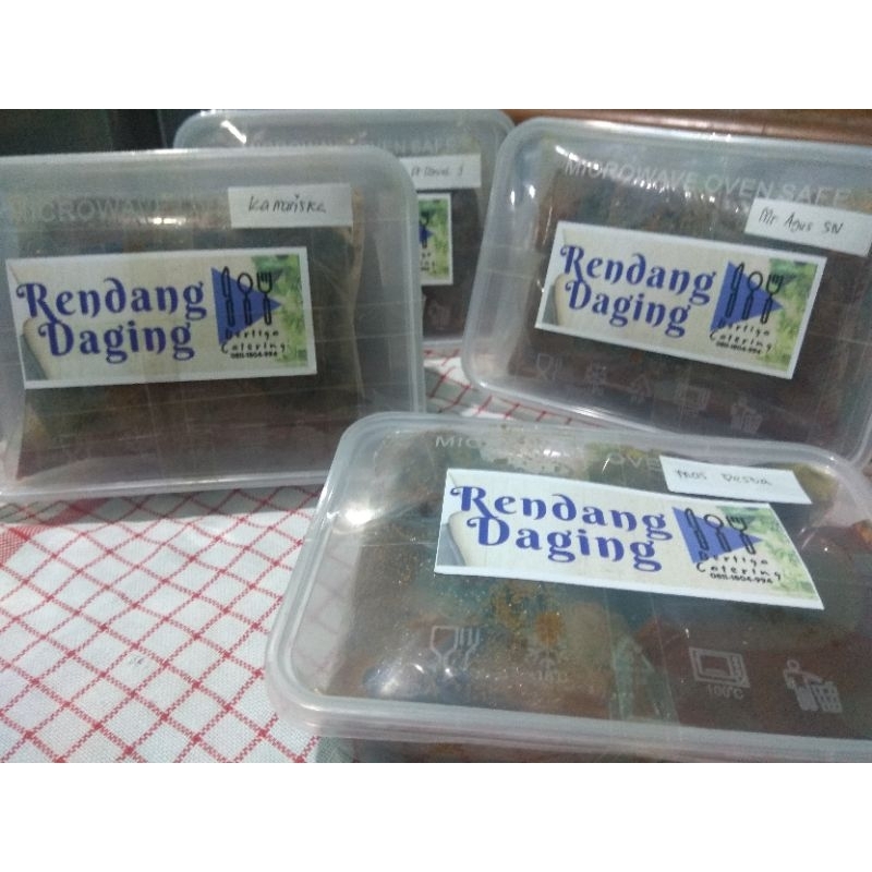 

Rendang Daging Kemasan Siap Saji