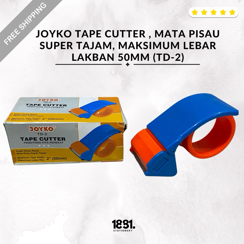 

Joyko Tape Cutter Mata Pisau Super Tajam | Maksimum Lebar Lakban 50MM (TD-2)