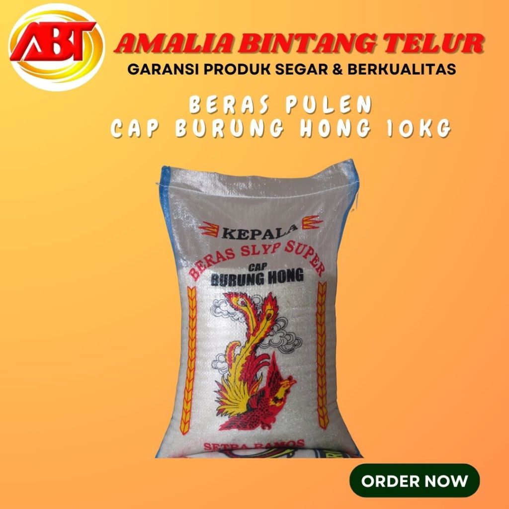 

ABT - Beras Pulen Cap Burung Hong 10kg