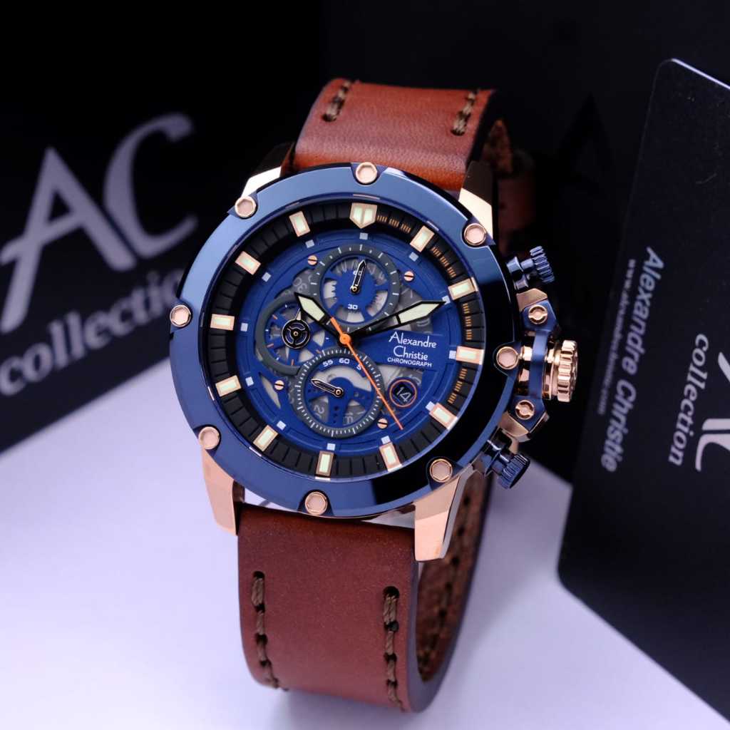 Jam Tangan Pria Alexander Christie Original AC6564