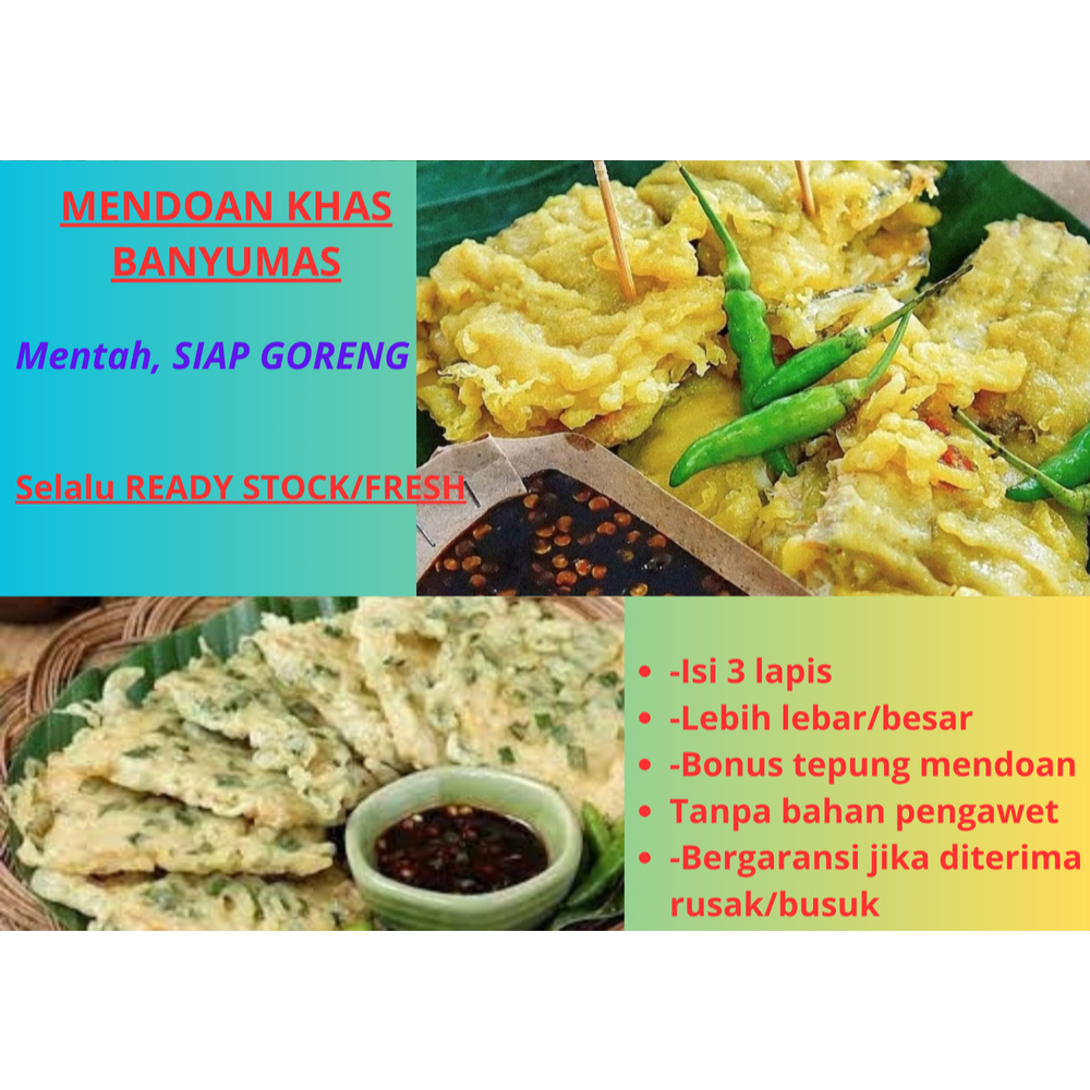 

TEMPE MENDOAN KHAS BANYUMAS isi 3 Lapis Ukuran lebih BESAR kirim Mentah FRESH selalu READY STOCK