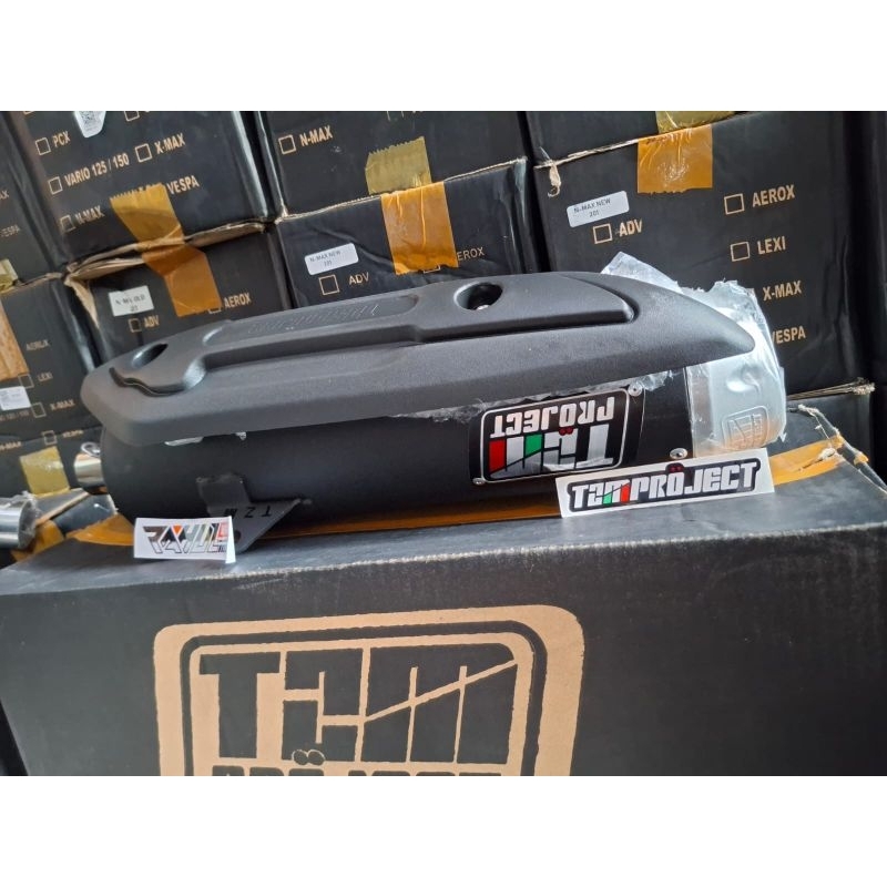 KNALPOT TZM PROJECT PEMAKAIAN VARIO150 NEW