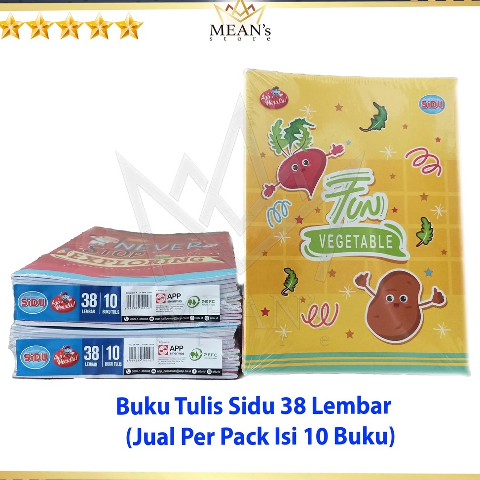

Terbaru Buku Tulis Sidu 38 Lembar Sidu 38 Buku Tulis 38 Lembar P72