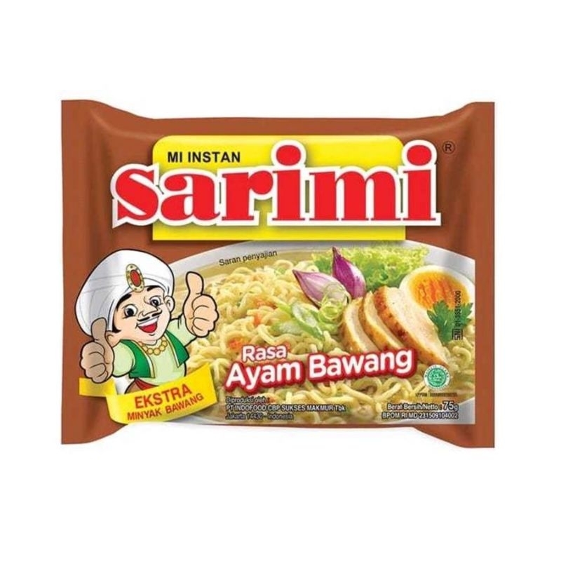 

Sarimi Mie Instant Ayam Bawang 75 gr