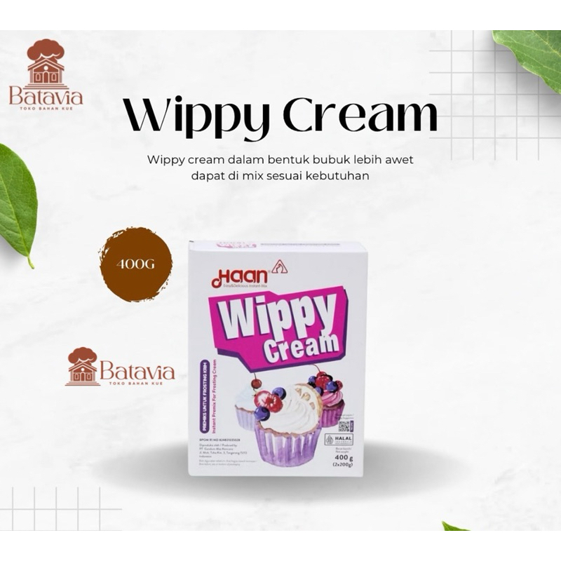 

HAAN WIPPY CREAM 400g