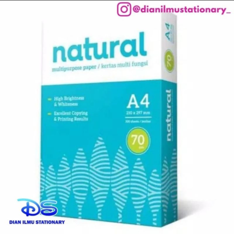 

Natural A4 70gsm