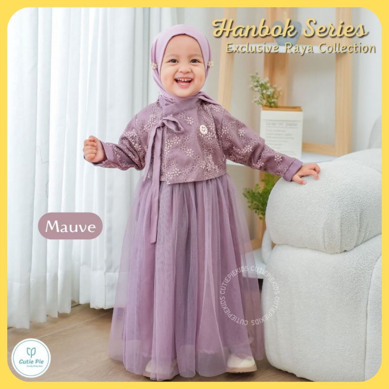 Cutie Pie Kids Hanbok Series | Dress Pesta Anak | Baju Lebaran Anak Perempuan | Gamis Set Hijab