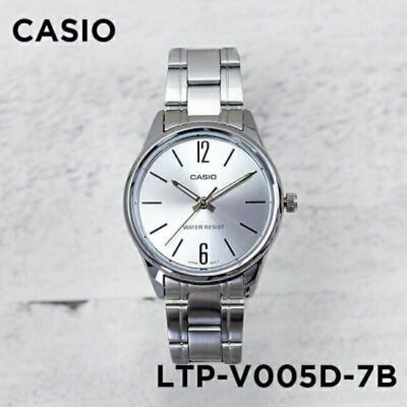 CASIO QUARTZ LTP V005D 7BUDF JAM TANGAN WANITA ORIGINAL
