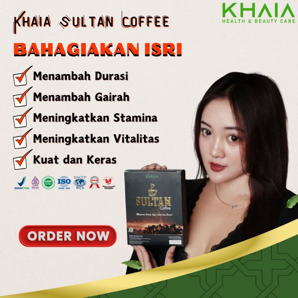 

KOPI SULTAN 5 SACHET 100% ORIGINAL TERMURAH SE INDONESIA PAKET HEMAT