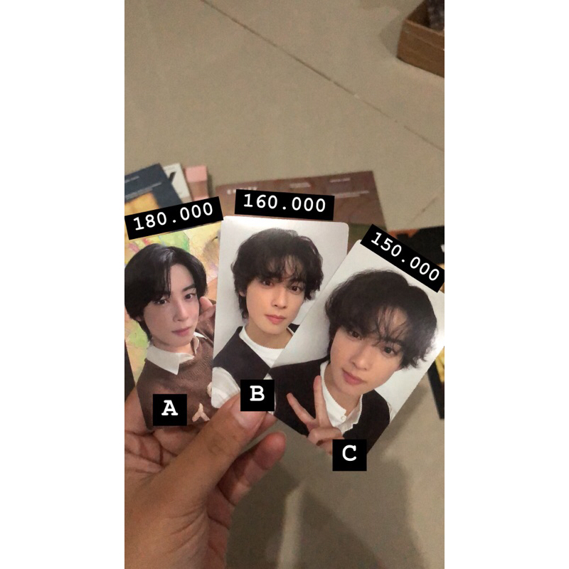 Cha Eunwoo Official PhotoCard