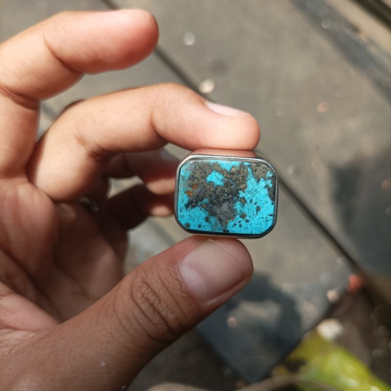 Natural bati pirus persia badar/pirus persia/blue turqoise persia/asli 100%