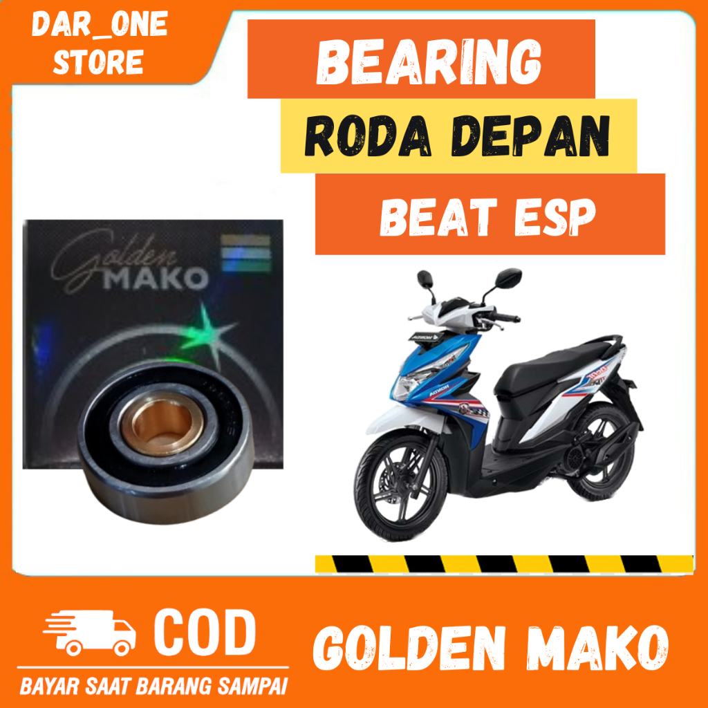 BEARING RODA DEPAN 6201 HONDA BEAT ESP ORIGINAL GOLDEN MAKO