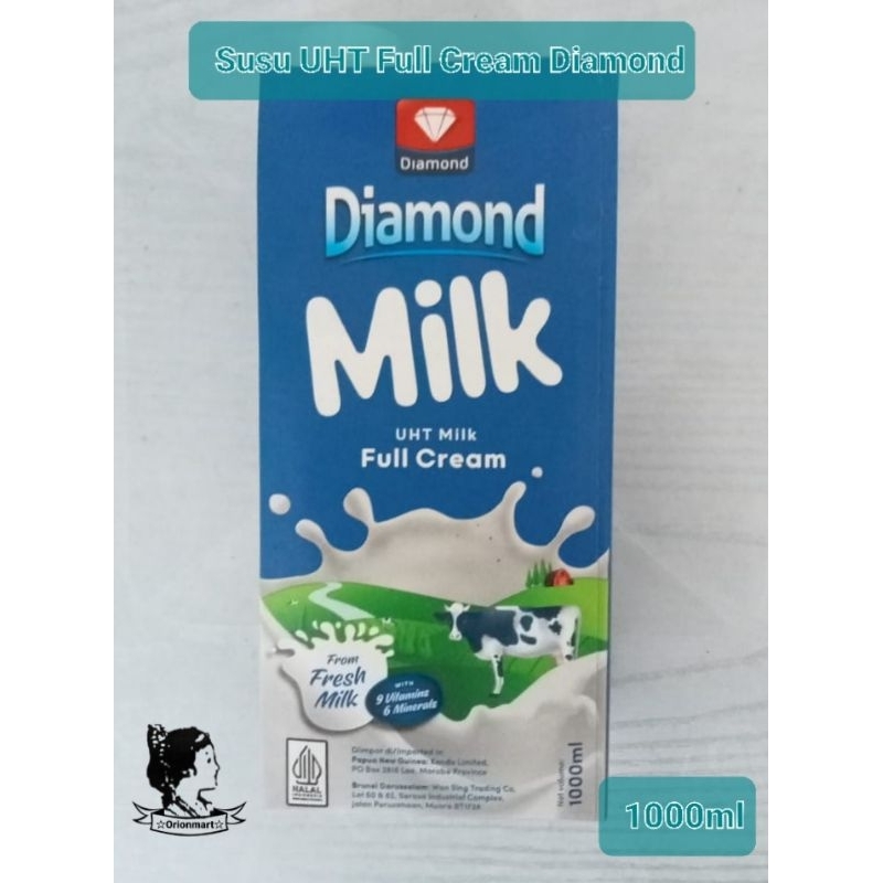 

Susu Diamond UHT Full Cream 1Liter