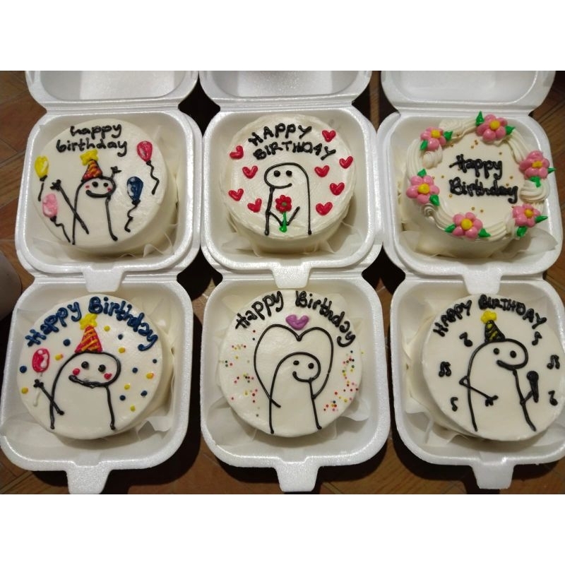 

Bento Cake Mini Desain Random motif Kartun