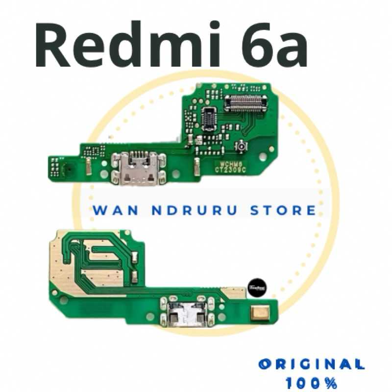 Papan Cas Xiomi Redmi 6A /Konektor Cas Original Full Ic