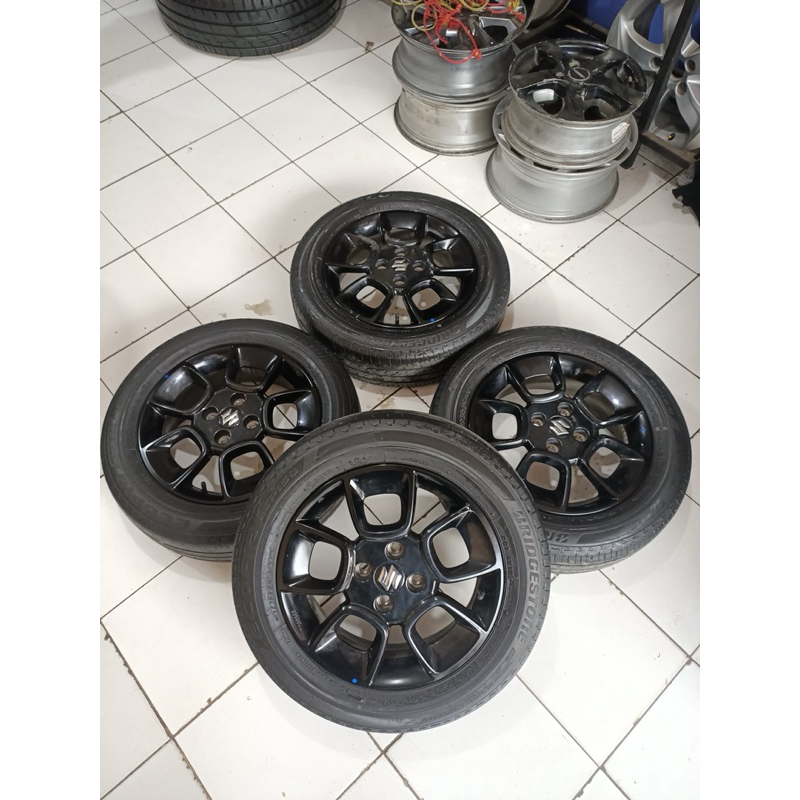 VELG MOBIL SEKEN OEM IGNIS R15 BUAT AGYA CALYA SWIFT SPLAS SOLUNA DLL