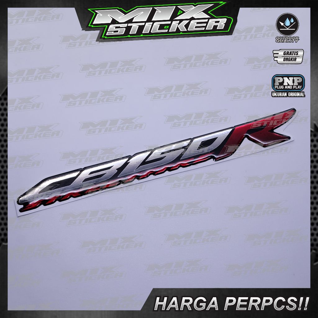 Emblem honda cb150r / emblem timbul honda cb150 / emblem titanium honda cb150r / emblem honda cb150 