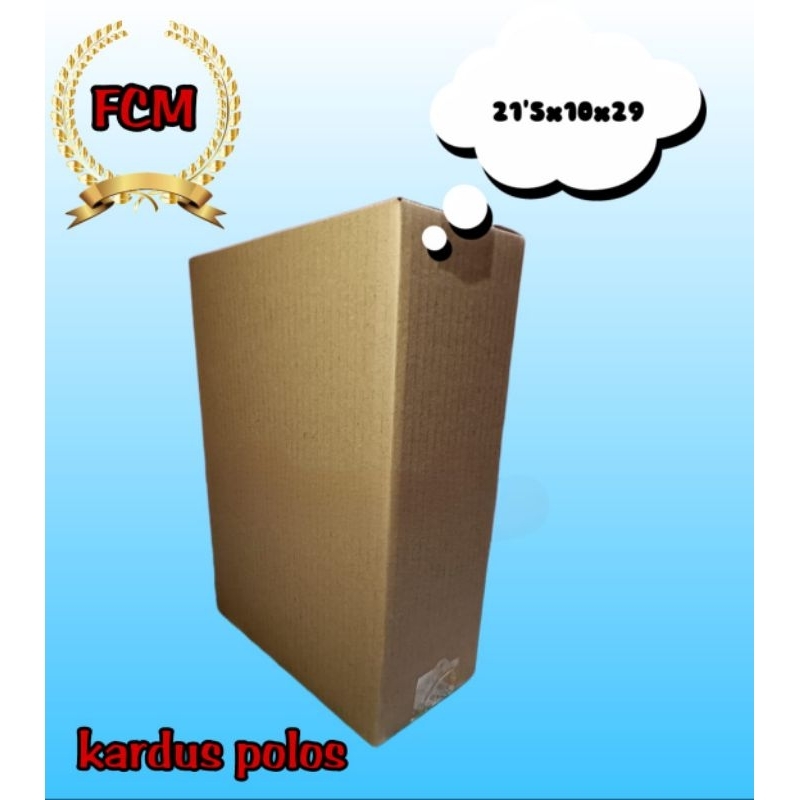 

kardus packing UK 21x10x29 kardus besar kardus polos kardus packing