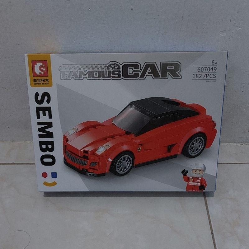 Sembo Block Famous Car - Mainan Brick Mobil Sport Balok Susun Anak
Sembo Famous Car 607047