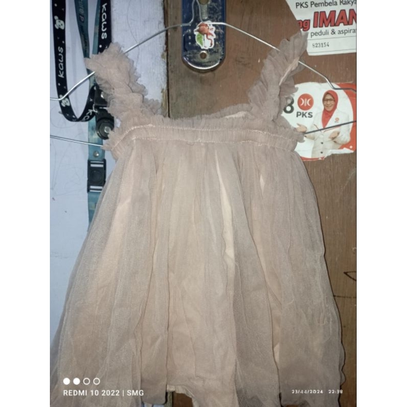 Preloved Dress Pesta Anak Bayi 1 Tahun