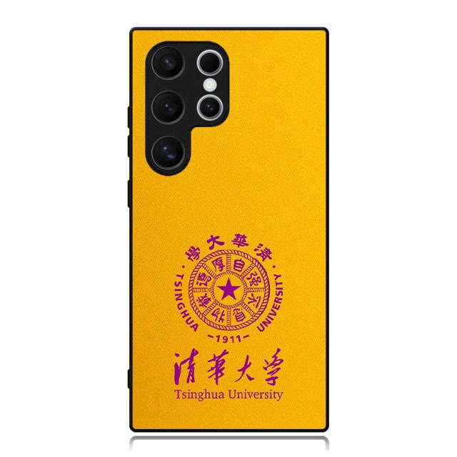 Case Samsung S24 S23 S22 S21 S20 S9 S8 S7 S6 Ultra Plus FE Edge Rubber Softcase TSINGHUA University