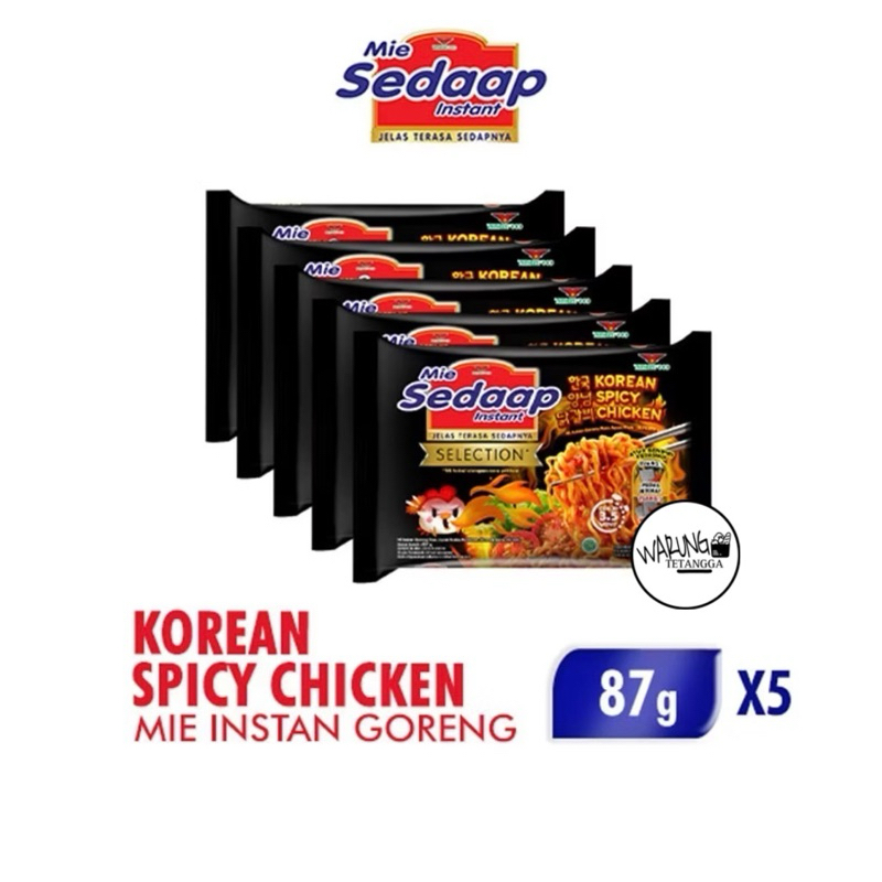 

Sedaap Korean Spicy Chicken (87gr x5pcs)