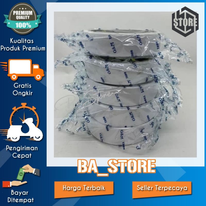 

DOUBLE TAPE UKURAN 1 INCH ×7 M/PEREKAT 2 SISI