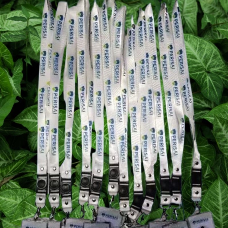 

GANTUNGAN TALI LANYARD ID CARD SABLON TULISAN LOGO KASTEM