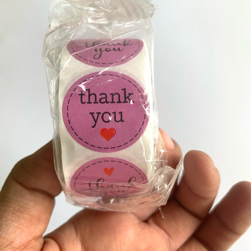 

Stiker Roll Thankyou 1 Roll / 500 pcs murah