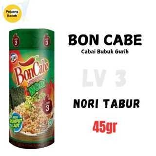 

BONCABE SAMBAL TABUR NORI PEDAS LEVEL 2 | HALAL PRAKTIS, CABAI BUBUK TABUR PELENGKAP HIDANGAN C