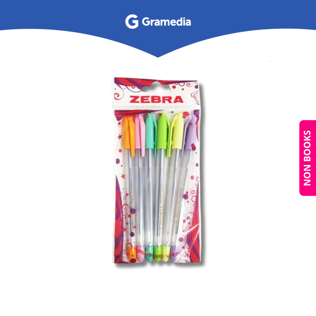

Gramedia Depok - Zebra Pulpen PIC Candy Semi Gel 0.7 (6 Colours Cap) Set 6