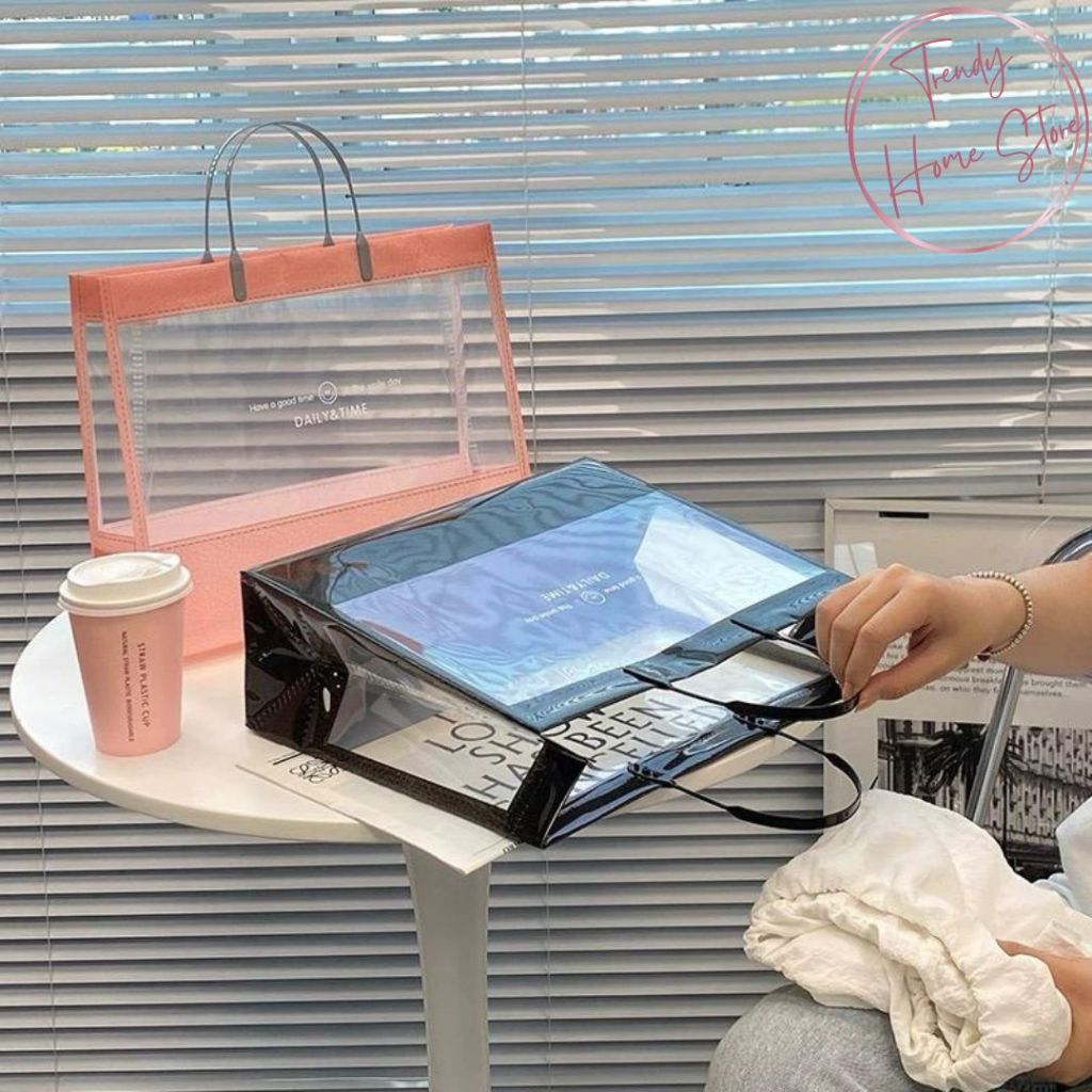 

TNW GoodieBag Mika PVC Transparan Tebal / Pembungkus Kado