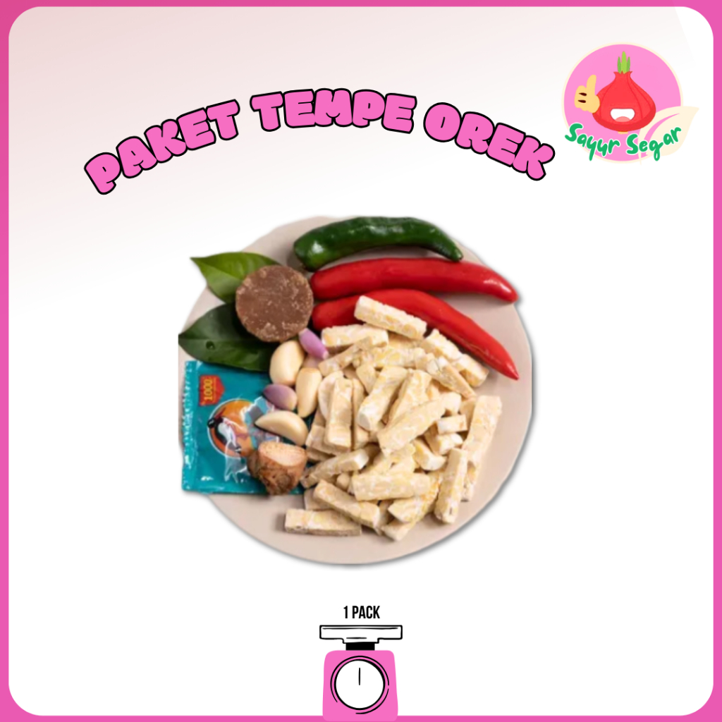 

Sayur Segar - Paket Lengkap Tempe Orek/Tempe Orek Package
