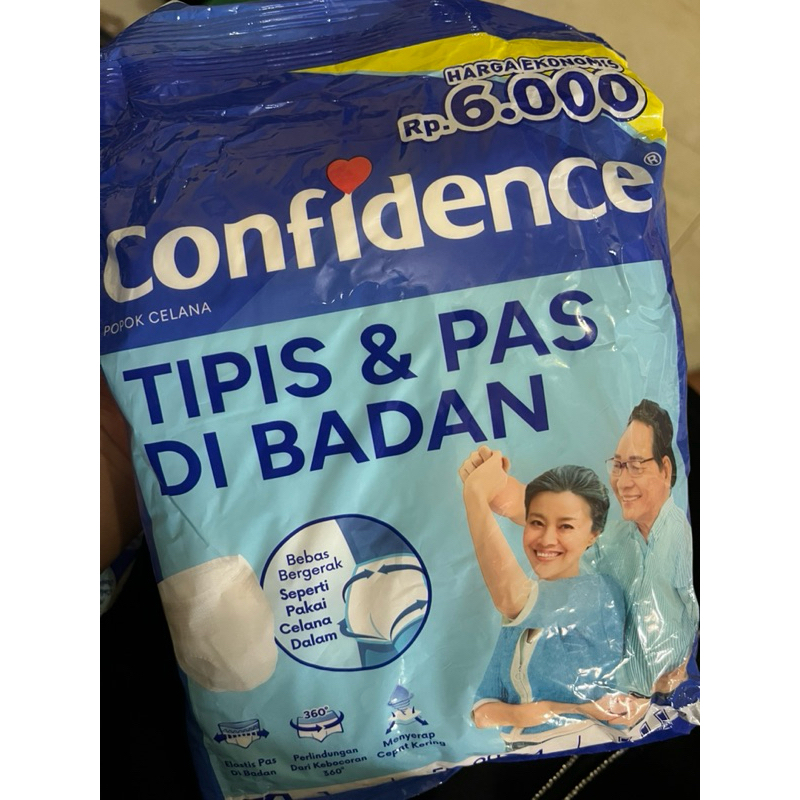 popok celana confidence renceng