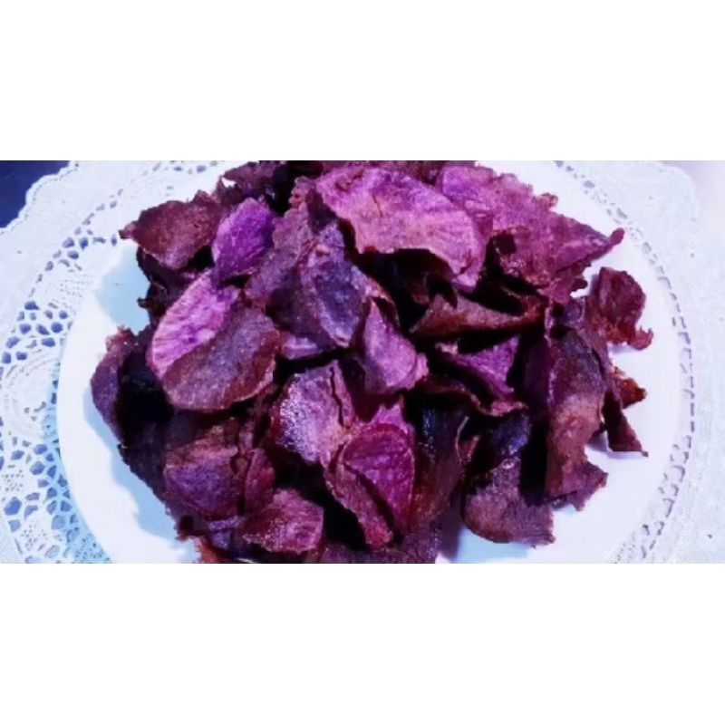 

terlaris ubi ungu kriuk renyah manis 500 gram