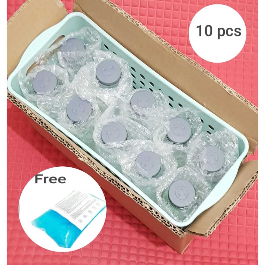 EL BOTOL ASI 100ML TUTUP KARET / KOTAK / botol asi kaca 100ml