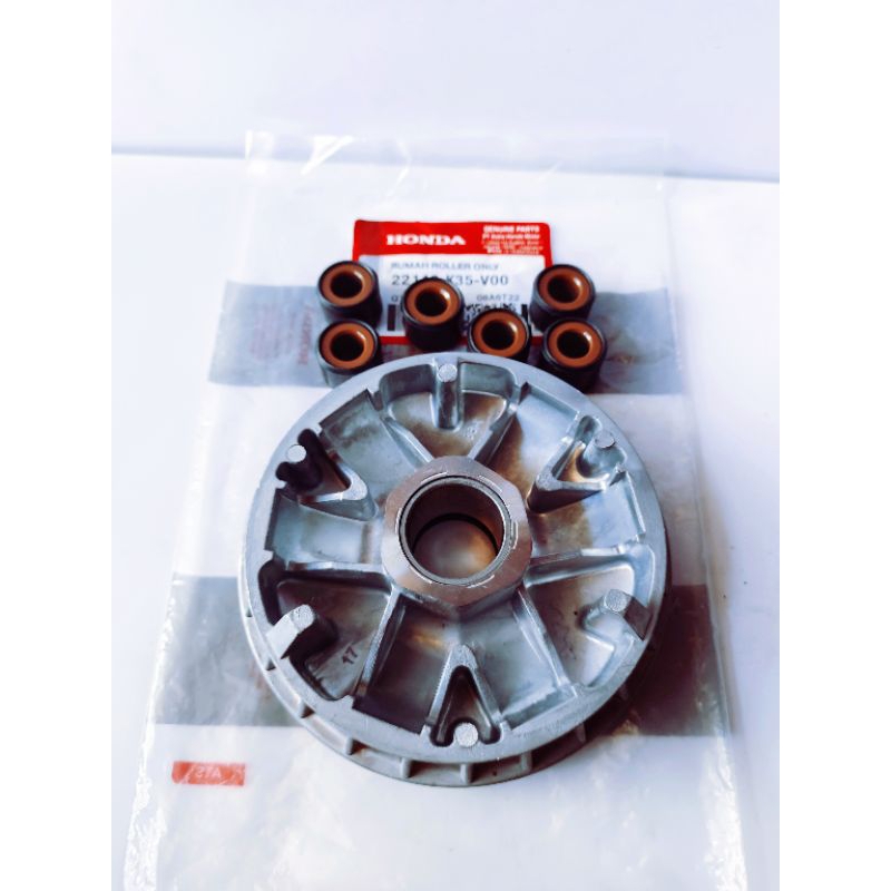 RUMAH ROLLER ONLY K35 + ROLLER SET K36 HONDA VARIO Fi 125 NEW LED