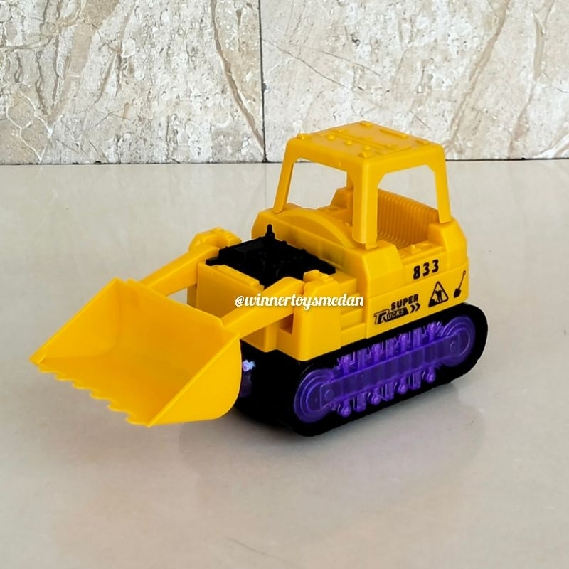 Mainan Power Truck Bulldozer Battery / Mainan Truck Konstruksi  Bulldozer BO
