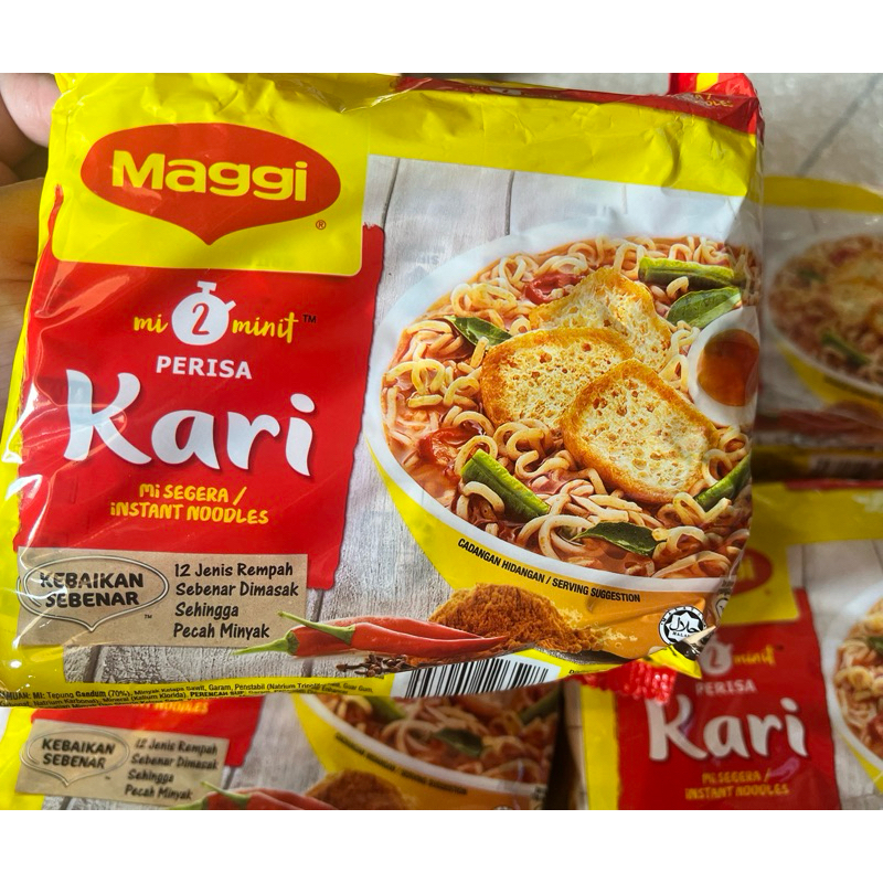 

Maggi Rasa kari isi 5 ready