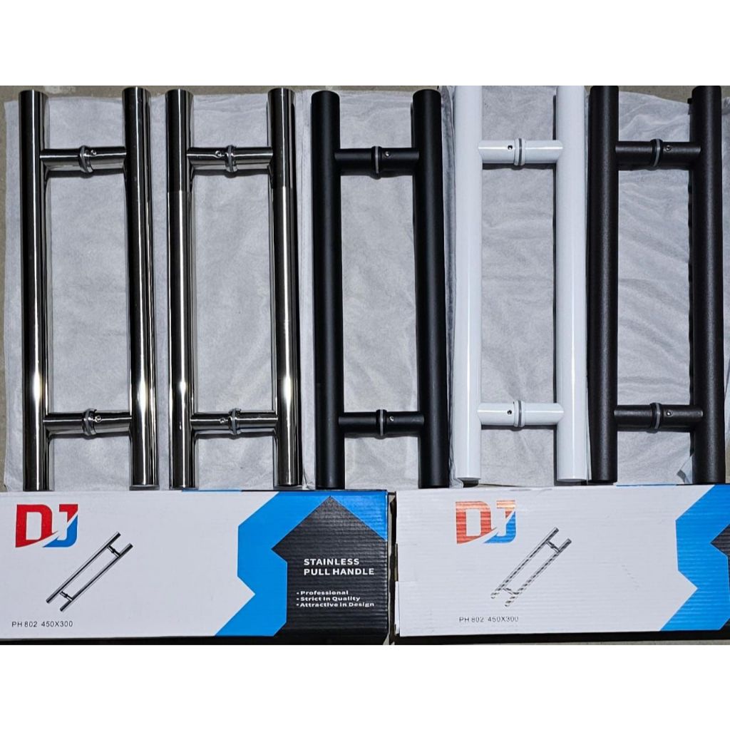 DJ Handle H Pipa Bulat / Gagang Pintu Stainless Steel