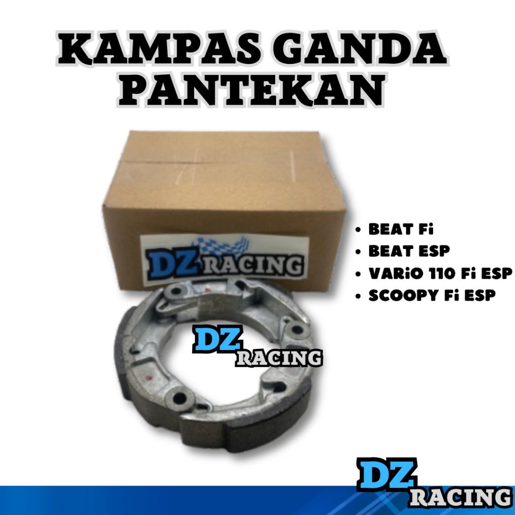 Kampas Ganda Pantekan Karbon Kevlar Beat Fi Beat Esp  Vario 110 Fi Esp Scoopy Fi Esp Karbon Kevlar