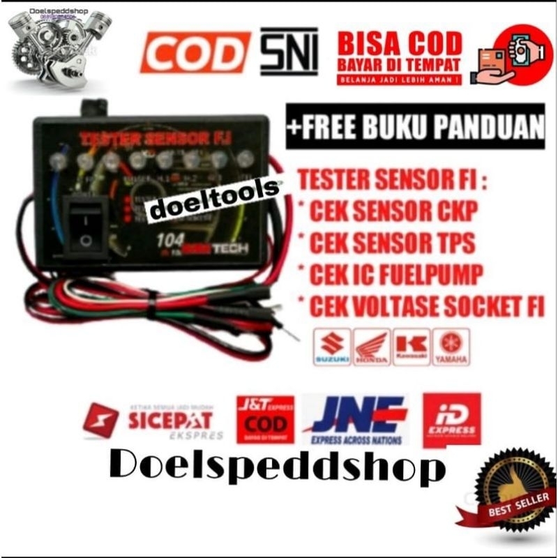 Paling Murah Original multitester tester sensor fi alat cek sensor ckp ic fuelpump tps injektor isc 