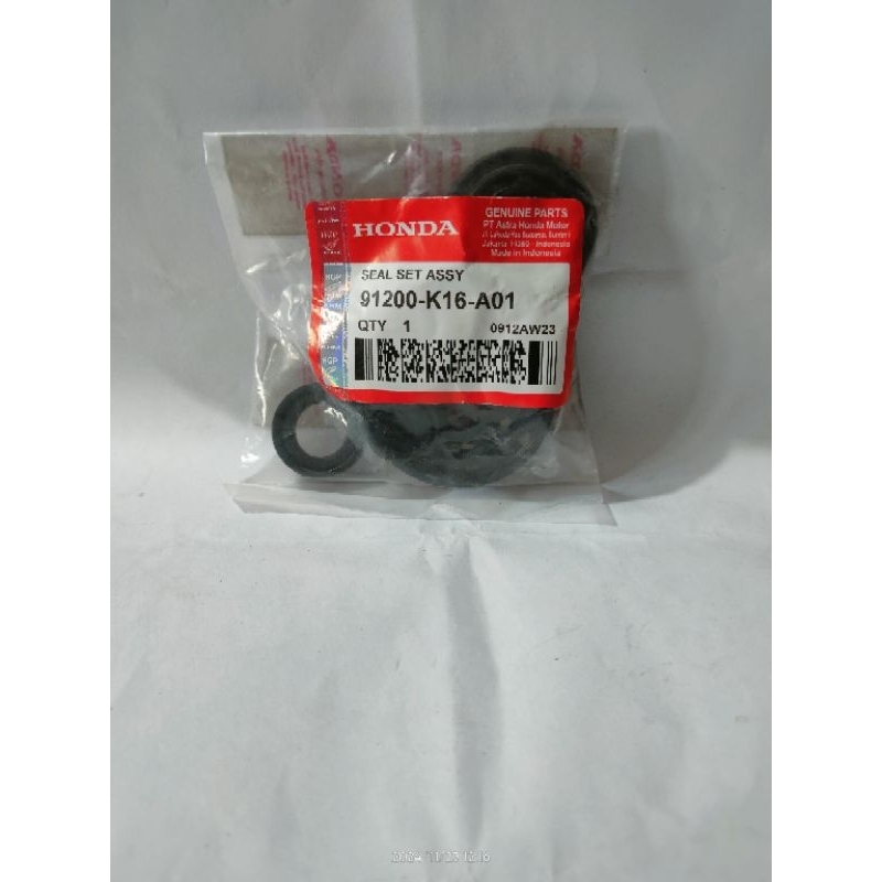 SEAL COMPLIT OIL SEAL COMPLETE ( K16 ) SCOOPY FI ESP BEAT FI ESP