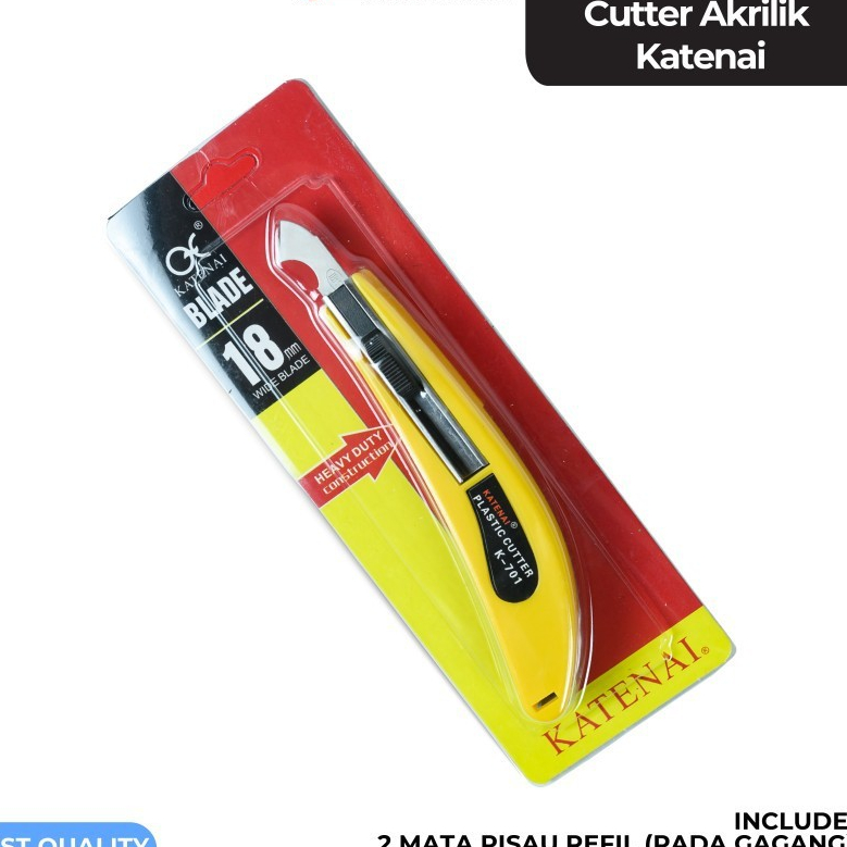 

Pisau Cutter Akrilik Mika Plastik Free Refill / alat potong akrilik