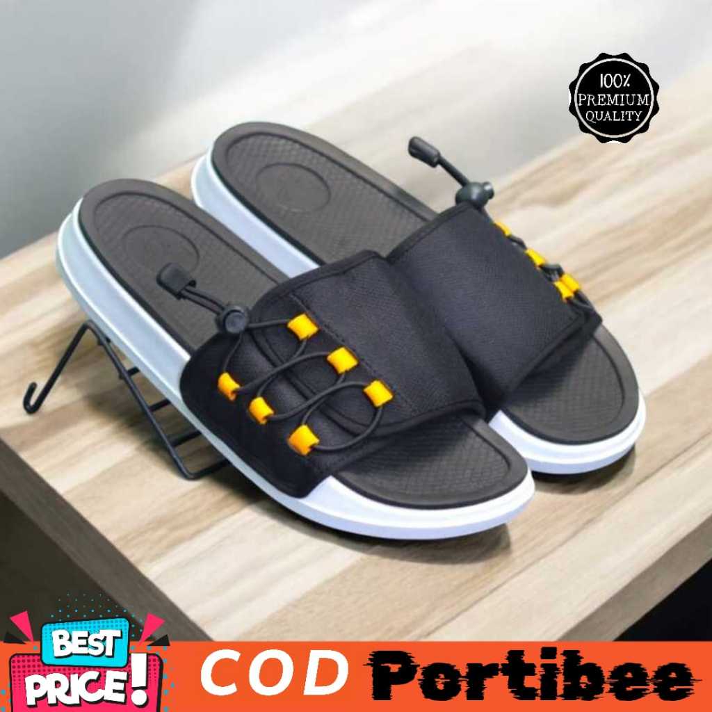Kalec Sendal Slop Casual Santai Pria Slipper Slide Sandal Flat Jalan Nongkrong Pria Original Distro