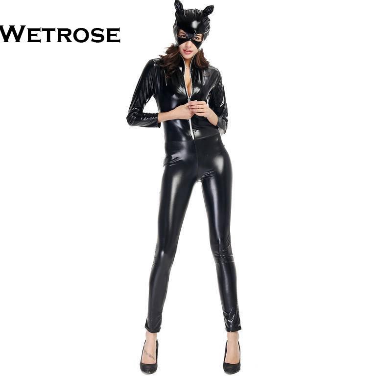 KODE Y48V WetroseKlub Seragam Kulit Paten Kulit Kucing Gadis Unisex Sepeda Motor Seragam Pesta Cat G